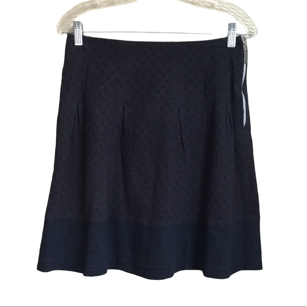 Eva & Claudi Black Eyelet Skater Skirt